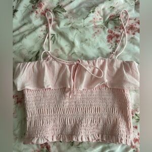 Pink Crop Top
